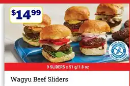 M & M Food Market Wagyu Beef Sliders offer