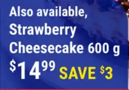 M & M Food Market Strawberry Cheesecake offer