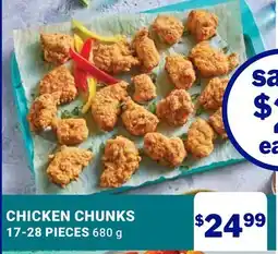 M & M Food Market CHICKEN CHUNKS offer
