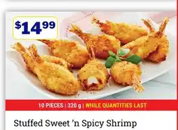 M & M Food Market Stuffed Sweet 'n Spicy Shrimp offer