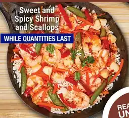 M & M Food Market Sweet and Spicy Shrimp and Scallops offer