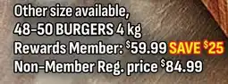 M & M Food Market Tasty Burger offer