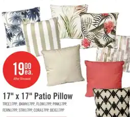 The Brick Indoor/Outdoor Palm Tree Accent Pillow - Blue offer