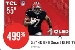 The Brick TCL 55 QLED Pro 4K UHD HDR Pro+ 60Hz Google Smart TV (55Q651G-CA) offer