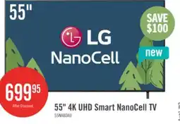 The Brick LG 55 NanoCell AI NANO80 4K Smart TV (55NANO80AUA.ACC) offer