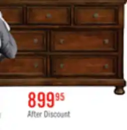 The Brick Chelsea Bedroom 7-Drawer Dresser, 60W x 38H - Cherry Brown offer