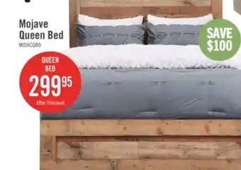 The Brick Mojave Panel Bed with Headboard & Frame, Rustic, Brown - Queen Size offer