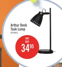 The Brick Arthur 18 Modern Metal Desk Task Lamp - Black offer