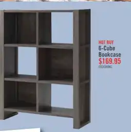 The Brick Oscar Owen 36 6-Cube Bookcase - Grey offer