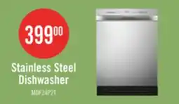The Brick Midea 24 Front-Control Dishwasher with Interior Light - MDF24P2BST offer