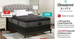 The Brick Beautyrest Black Hotel Executive Suite Eurotop Firm King Mattress offer