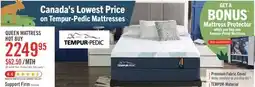 The Brick Tempur-Pedic TEMPUR Support Firm Queen Mattress offer