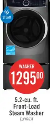 The Brick Electrolux 5.2 Cu. Ft. Front-Load High-Efficiency Steam Washer - Titanium - Stackable - ELFW7637AT offer