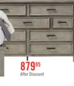 The Brick Levi Bedroom 7-Drawer Dresser, 67W x 38H, Wood - Drift Grey offer