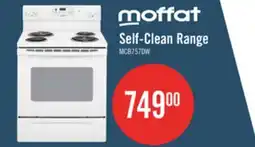 The Brick Moffat 30 Free Standing Self Clean Electric Range - MCB757DMWW offer