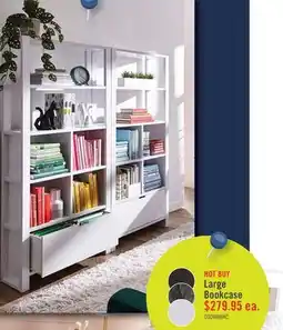 The Brick Oscar Owen 36 Bookcase with Drawer & 6 Shelves - White offer