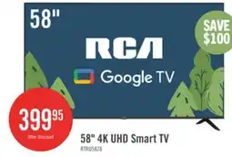 The Brick RCA 58 4K Roku Smart TV offer