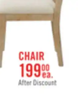 The Brick Aspen Dining Chair with Fabric Seat, Slat-Back - Natural offer