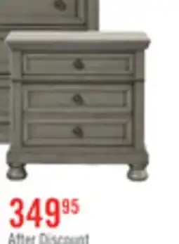 The Brick Chelsea Bedside 3-Drawer Nightstand, 28W x 28H - Grey offer