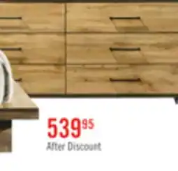 The Brick Silas Bedroom 6-Drawer Dresser, 64W x 33.4H - Rustic Brown offer