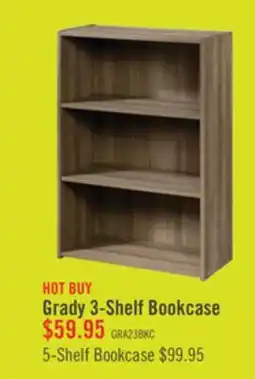 The Brick Grady 24.5 3-Shelf Bookcase - Summer Oak offer