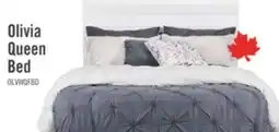 The Brick Olivia Panel Bed with Headboard & Frame, Made in Canada, White - Queen Size offer