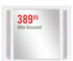 The Brick Ava Bedroom Dresser Mirror with LED Light, Glam - White offer