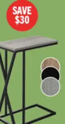 The Brick Leila 10.25 C-Shaped Chairside Table - Grey offer
