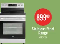 The Brick Midea 30 6.3 Cu. Ft. Electric Range - MER30B14ASTC offer