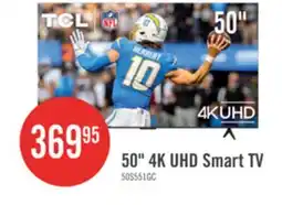 The Brick TCL 50 4K UHD LED HDR Pro+ 60Hz Google Smart TV (50S551G-CA) offer