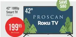 The Brick Proscan 42 1080p LED HDR 60Hz Roku Smart TV (PTR4266) offer
