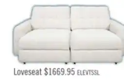The Brick Scott Living Elevate Modular 82 Chenille Fabric Loveseat with Power Sliding - Beige offer