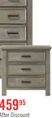 The Brick Levi Bedside 3-Drawer Dresser, 30W x 30H, Wood - Drift Grey offer