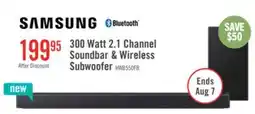 The Brick Samsung 5.1 CH B-Series Soundbar with Wireless Subwoofer (HW-B750F/ZC) offer