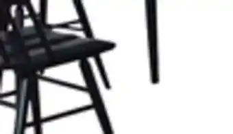 The Brick Astro 5pc Dining Set with Table & 4 Spindle-Back Chairs, 59.1W - Black offer