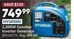 Princess Auto 2,200W Gasoline Inverter Generator offer