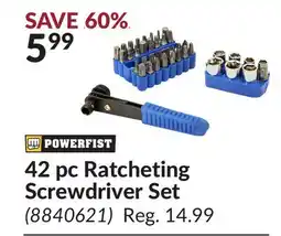 Princess Auto 42 pc Ratcheting Screwdriver Set offer