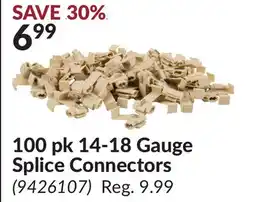 Princess Auto 100 pk 14-18 Gauge Splice Connectors offer
