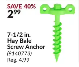 Princess Auto 7-1/2 in. Hay Bale Screw Anchor offer