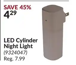 Princess Auto LED Cylinder Night Light offer