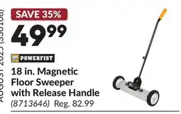 Princess Auto 18 in. Magnetic Floor Sweeper with Release Handle offer