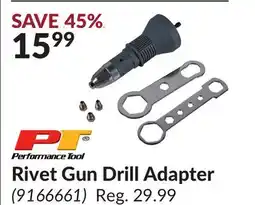 Princess Auto Rivet Gun Drill Adapter offer