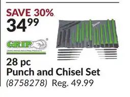 Princess Auto 28 pc Punch and Chisel Set offer