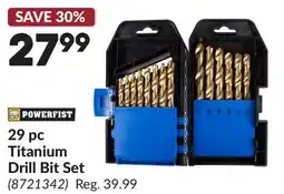 Princess Auto 29 pc Titanium Drill Bit Set offer
