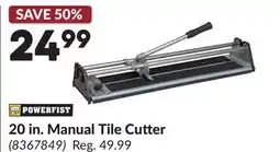 Princess Auto 20 in. Manual Tile Cutter offer