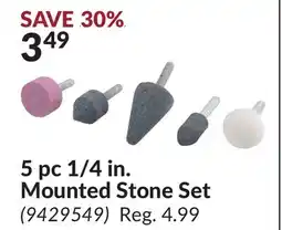 Princess Auto 5 pc 1/4 in. Mounted Stone Set offer