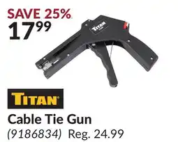 Princess Auto Cable Tie Gun offer