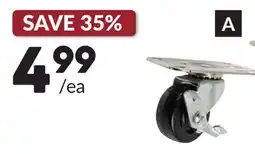 Princess Auto 2 in. Swivel Plate Casters With Brake offer