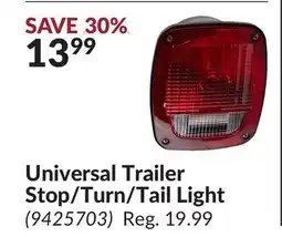 Princess Auto Universal Trailer Stop/Turn/Tail Light offer