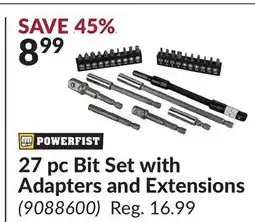 Princess Auto 27 pc Bit Set with Adapters and Extensions offer